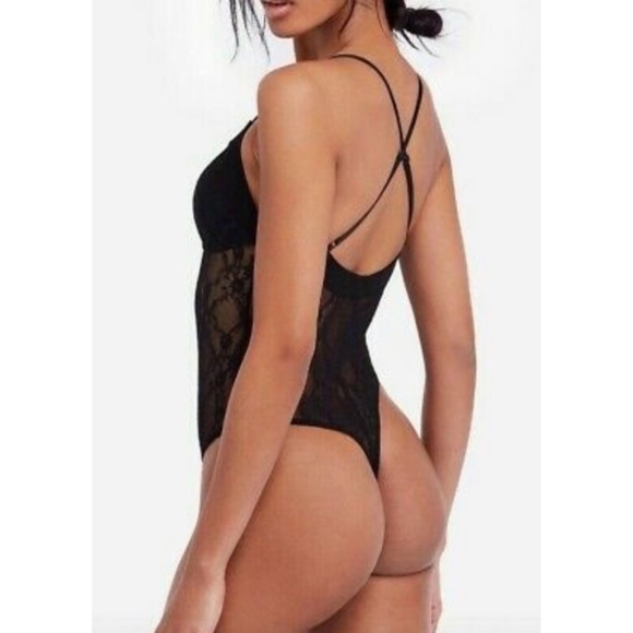 ‼️SOLD‼️Free People Runaway Black Lace Bodysuit - Picture 4 of 7